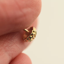 Load image into Gallery viewer, 14k Gold Filigree Dome Flower Stud Earring