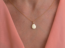 Load image into Gallery viewer, 14k  Gold Two-Sided Drop Pendant