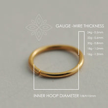 Load image into Gallery viewer, 14k Solid Gold Evil Eye Tribal Navel Ring