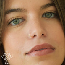 Load image into Gallery viewer, 14k Solid Gold Bead Nose Ring