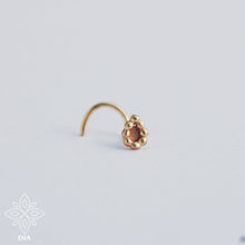 Load image into Gallery viewer, 14k Gold Indian Tiny Drop Nose Stud