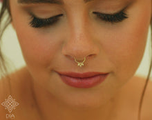 Load image into Gallery viewer, 14k Gold Boho Crown Hoop Ring
