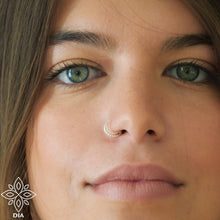 Load image into Gallery viewer, 14k Solid Gold Double Hoop Ring