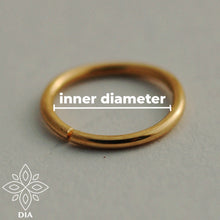 Load image into Gallery viewer, 14k Solid Gold Indian Nose Ring
