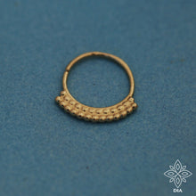 Load image into Gallery viewer, 14k Solid Gold Indian Nose Ring