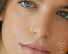 Load image into Gallery viewer, 14k Solid Gold Indian Nose Ring
