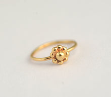 Load image into Gallery viewer, 14k Solid Gold Flower Nose Ring