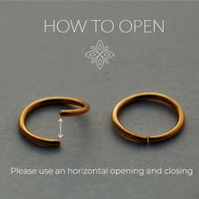 Load image into Gallery viewer, 14k Rose Gold Gemstone Belly Ring