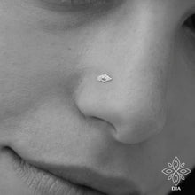 Load image into Gallery viewer, Sterling Silver Gold Boho Tiny Nose Stud