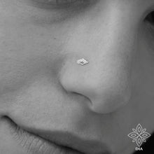 Load image into Gallery viewer, Sterling Silver Gold Boho Tiny Nose Stud