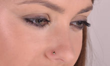 Load image into Gallery viewer, 14k Gold Tiny Triangular Nose Stud