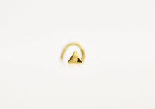 Load image into Gallery viewer, 14k Gold Tiny Triangular Nose Stud