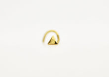 Load image into Gallery viewer, 14k Gold Tiny Triangle Nose Stud