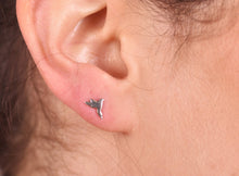 Load image into Gallery viewer, 14k Gold Flying Bird Stud Earrings