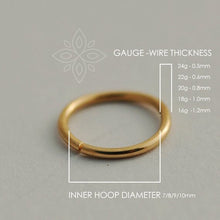 Load image into Gallery viewer, 14k Solid Gold Opal Nose Ring