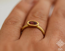 Load image into Gallery viewer, 14k/18k Gold Tourmaline Ring