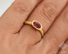 Load image into Gallery viewer, 14k/18k Gold Tourmaline Ring