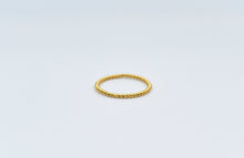 Load image into Gallery viewer, Set of Three 14k Gold / Silver Minimal Dotted Rings
