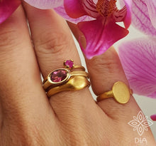 Load image into Gallery viewer, 14k/18k Gold Tourmaline Ring