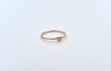 Load image into Gallery viewer, 14k Solid Gold Tiny Heart Ring