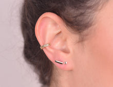 Load image into Gallery viewer, 14K Gold Tiny Geometric Earrings