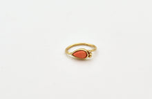 Load image into Gallery viewer, 14k Rose Gold Gemstone Belly Ring