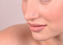 Load image into Gallery viewer, 14k Gold Large Bird Nose Stud