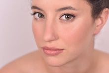 Load image into Gallery viewer, 14k Solid Gold Flower Nose Ring