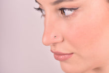 Load image into Gallery viewer, 14k Gold Tiny Square Nose Stud