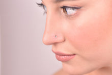 Load image into Gallery viewer, 14k Gold Tiny Kite Stud Nose Stud