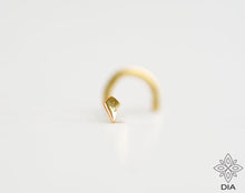 Load image into Gallery viewer, 14k Gold Tiny Kite Stud Nose Stud