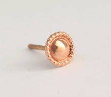 Load image into Gallery viewer, 14k Gold Dotted Flower Stud Earrings