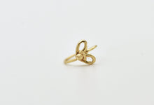 Load image into Gallery viewer, 14k Solid Bohemian Flower Nose Ring