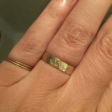 Load image into Gallery viewer, 14K Gold Birds Pattern Ring