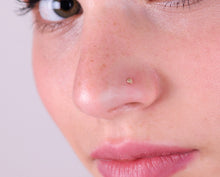 Load image into Gallery viewer, 14k Simple Tiny Round Nose Stud
