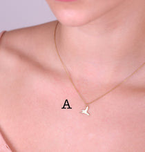 Load image into Gallery viewer, 14k Gold Flying Bird Pendant with Diamond