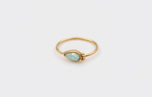 Load image into Gallery viewer, 14k Rose Gold Gemstone Navel Ring
