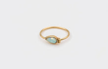 Load image into Gallery viewer, 14k Rose Gold Gemstone Belly Ring