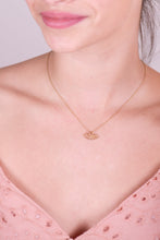 Load image into Gallery viewer, 14k Gold Oval Filigree Pendant