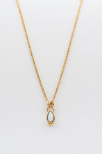 Load image into Gallery viewer, 14k Gold Gemstone Drop Pendant