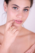 Load image into Gallery viewer, 14k Solid Gold Lace Boho Ring