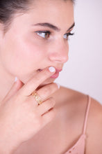 Load image into Gallery viewer, 14k Solid Gold Lace Boho Ring