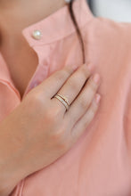 Load image into Gallery viewer, 14k Gold and Silver Flower Ring