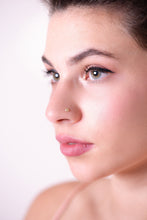 Load image into Gallery viewer, 14k Gold Tiny Tribal Circle Nose Stud