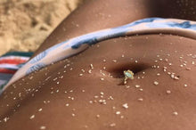 Load image into Gallery viewer, 14k Rose Gold Eye Belly Ring