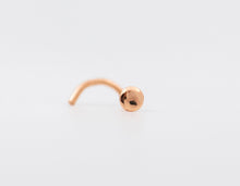 Load image into Gallery viewer, 14k Simple Tiny Round Nose Stud