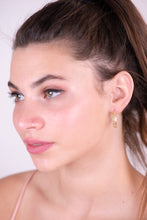 Load image into Gallery viewer, 14k Gold Boho Lace Hoop Earrings