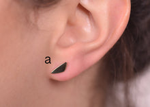 Load image into Gallery viewer, 14K Gold Tiny Geometric Earrings