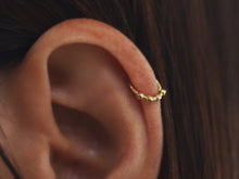 Load image into Gallery viewer, 14k Solid Gold Dotted Nose Ring