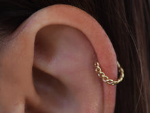 Load image into Gallery viewer, 14k Gold Twisted Nose Ring